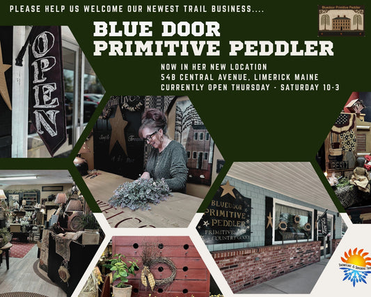 We are thrilled to welcome Blue Door Primitive Peddler