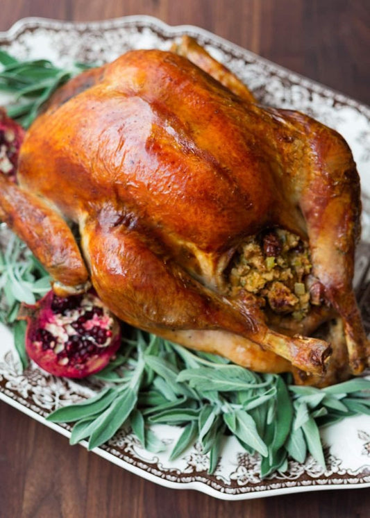 Preparing Turkey for Dinner