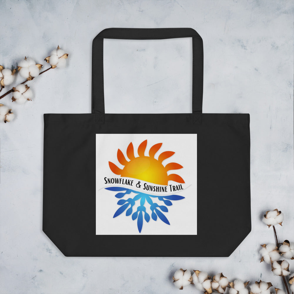 Large organic tote bag