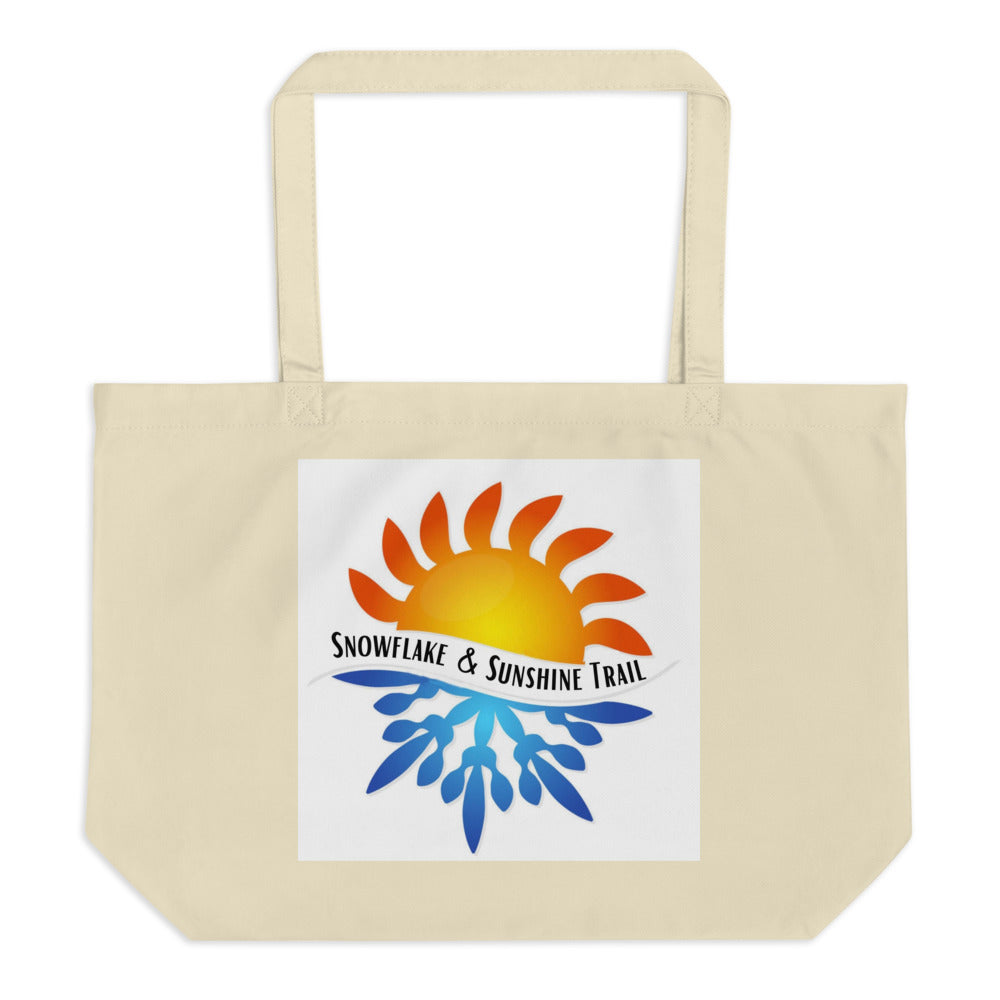 Large organic tote bag