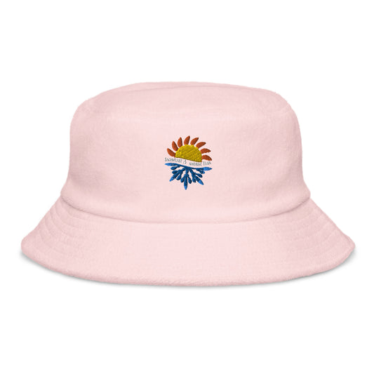 Terry cloth bucket hat